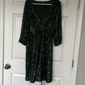 DKNY Green Party dress
